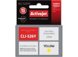 Activejet ACC-526YN Ink Cartridge (Replacement For Canon CLI-526Y; Supreme; 10 Ml; Yellow)