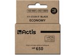 Actis KH-650BKR Ink (Replacement For Hp 650 CZ101AE; Standard; 15 Ml; Black)