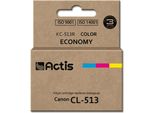 Actis KC-513R Ink (Replacement For Canon CL-513; Standard; 15 Ml; Color: Cyan Magenta Yellow)