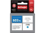 Activejet AE-603CNX Ink (Replacement For Epson 603XL T03A24; Supreme; 14 Ml; Cyan)
