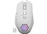 Mouse Defender Gm-514 Glory Optic Rf Rgb 3200Dpi 7P White