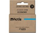 Actis KH-655CR Ink (Replacement For Hp 655 CZ110AE; Standard; 12 Ml; Cyan)