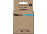 Actis KC-571C Ink (Replacement For Canon CLI-571C; Standard; 12 Ml; Cyan)