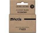 Actis KH-655BKR Ink (Replacement For Hp 655 CZ109AE; Standard; 20 Ml; Black)