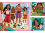 Ravensburger - Puzzle Disney Vaiana 2, 3X49 ElementóW, Produkt Premium