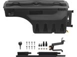 Succebuy Box Di Stoccaggio Per Il Vano Di Carico - Chiudibile A Chiave, Impermeabile, 6,6 Gal/20 L. Adatto Per Chevrolet Silverado 1500 E Gmc Sierra 1500 2019-2020, Lato Passeggero. Colore Nero