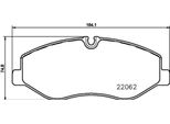 Set Di Pastiglie Freno, Disco Freno Anteriore Hella Per Mercedes Ls
