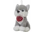 Peluche Cuore Di Husky 28 Cm