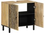 Syfax™ Mobile Lavabo Da Bagno 62X33X58Cm In Legno Massello Di Mango