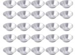 25 Pezzi Di Tortiere A Uovo In Alluminio, Piccole Tortiere, Mini Tortiere Per Cupcake, Tortiere Per Muffin, Teglie Da Forno Per