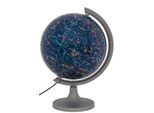 Mappamondo Celeste Illuminato, Astrale, Sfera 25 Cm