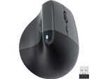 Inf Mouse Ergonomico Bluetooth Ricaricabile A Doppia Modalità Con Dpi Regolabile Nero