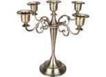Inf Elegante Candelabro In Lega Di Zinco Stile Europeo Per Decorazioni Romantiche Bronzo
