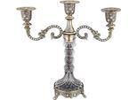 Inf Elegante Candelabro A Tre Bracci In Lega Di Zinco - Stile Europeo Per Matrimoni, Cene E Decorazioni Domestiche Bronzo