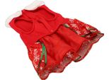 Animale Domestico Vestito Di Natale Innovativo Alce Bowknot Paillettes Gonna Calda Cucciolo Di Natale Per Cani Di Piccola Taglia Gatti M