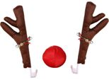 Auto Natale Renna Corna E Naso Decorazioni Veicolo Natale Auto Kit Decorazione Per Auto Suv Van Truck