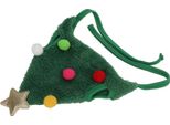 Cappello Di Natale Per Animali Domestici Accessori Natalizi Colorati Copricapo Regolabile Per Animali Domestici Copricapo Carino Per Cani E Gatti Verde Piccolo