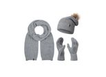 Rock Creek Schal MüTze Handschuhe Set Winterset