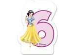 Candele Di Compleanno Numerate Principesse Disney N. 6
