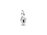 Pandora Me Ciondolo A Forma Di Cuore Con Buco Della Serratura 793086C01 Ciondolo