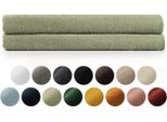 Set Di Asciugamani In Spugna Premium Blumtal Con Asole Per Appendere - Cotone Oeko-Tex, Morbido, Altamente Assorbente - Asciugamano Da Sauna 2X (80X200 Cm), Verde Pastello (Verde)