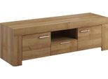 Mobile Tv Sky Basso 155X47X50Cm Rovere Riviera 2 Pezzi