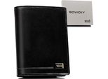 Rovicky | Elegante Portafoglio Per Carte Di Credito Da Uomo, Con Protezione Rfid, Nero, 9,5X13 Cm