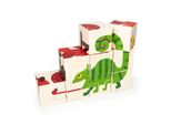 Puzzle Di Legno Bajo - Giocattolo Educativo In Legno Con Blocchi Da Costruzione