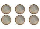 Excelsa Set Di 6 Piatti Da Portata In Ceramica Demetra 33X1,5 Cm Colorati