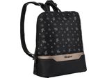 David Jones | Elegante Zaino Da Donna, In Ecopelle, Nero, 24X26,5X11,5 Cm