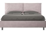 Ityhome - Letto Contenitore Imbottito 160X200 Microfibra Glicine Antea