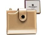 Peterson | Portafoglio Da Donna Spazioso Ed Ecologico, In Pelle, Oro, 12,5X9,5 Cm