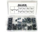 Elmax | Assortimento Di Ingrassatori, 110 Pezzi, M6-M10, Ingrassatori Conici