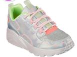 Skechers Uno Lite Metallic Pops Scarpe Da Ginnastica Per Bambini, Dimensioni 35,5 Eu