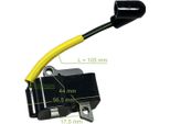 Bobina Di Accensione Per Motosega Husqvarna 225 227 232 235 240 Bv E L Ld R Rd 537038501