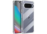 Mayaxess, Custodia In Silicone Per Pixel 10/10 Pro Con Angoli Rinforzati, Trasparente