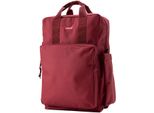 Cityrucksack LEVI'S, Gr. B/H/T: 27cm x 45cm x 14cm, rot (regular rot), Polyester, unifarben, Rucksäcke, Freizeitrucksack, Schulrucksack, Arbeitsrucksack