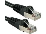 Lindy 47179 Cat6A S/Ftp Pimf Lsoh, Schwarz, 2.00M Patchkabel