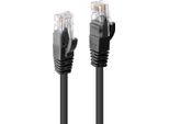 Lindy 48078 Cat6 U/Utp Kabel, Schwarz, 2.00M