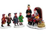 Lemax Villaggio Di Natale Babbo Natale Con Bambini Decorazione Invernale Figure Natalizie