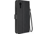 Avizar, Samsung Galaxy Xcover 7 Cover Portafoglio Vintage Con Funzione Stand, Nero