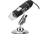 Microscopio Digitale X4 1600X Led - Telecamera Portatile Per Microscopio Hd Con Supporto Regolabile