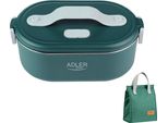 Adler | Electric Lunch Box With Thermal Bag | Ad 4522 | 0.8 L | Plastic/Stainless Steel | Green | Lid Included