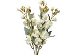 Fiore Artificiale Clayre & Eef 51 Cm Plastica Bianca