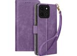 Avizar, Cover Per Honor 200 Smart, Supporto Per Schede + Funzione Stand, Viola