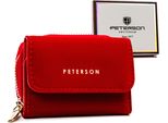 Portafoglio Peterson Da Donna In Pelle Aurilli Rosso Taglia Unica