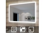 Sonni Specchio Da Bagno 60 X 40 Cm Con Illuminazione A Led A Risparmio Energetico Bordo Opaco Striscia Luminosa IP44 Senza Rame E Senza Piombo Specchio Da Parete Specchio