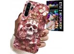 Custodia Per Xiaomi Note 8 - Modelli Femminili E Alla Moda, Teschio Con Rose