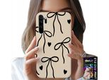 Custodia Per Xiaomi Note 8 - Nastro Beige Cocards Motivi Alla Moda