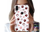 Custodia Per Xiaomi Note 7 - Zampe Di Cane Su Sfondo Bianco, Cane, Gatto, Orsacchiotto
